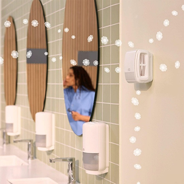 Dispenser för luktförbättrare | Tork A3 Air Starter pack | vit SE200749 - 6