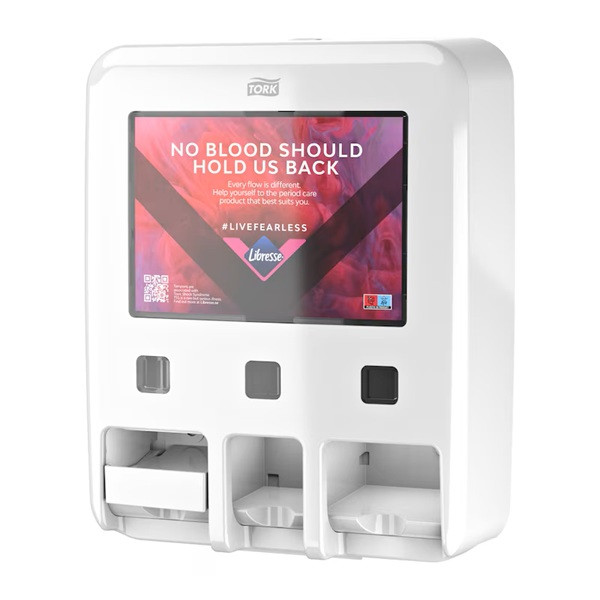 Dispenser för mensskydd | Tork P3 Period Care | vit SE200698 - 1
