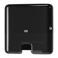 Dispenser för pappershanddukar | Tork H2 Xpress Mini | svart STO00212