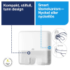 Dispenser för pappershanddukar | Tork H2 Xpress Mini | vit STO00211 - 6