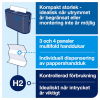 Dispenser för pappershanddukar | Tork H2 Xpress fristående | svart STO00214 - 7