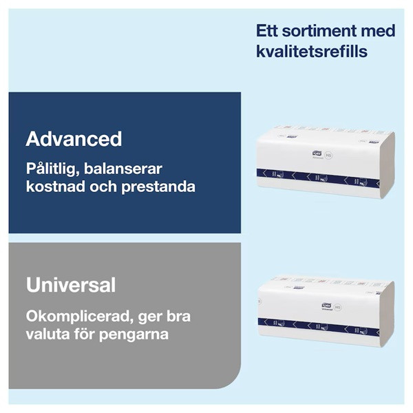 Dispenser för pappershanddukar | Tork H5 PeakServe | svart SE200733 - 5