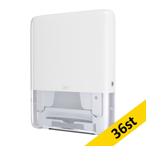 Dispenser för pappershanddukar | Tork H5 PeakServe Mini | vit | 36st [PALLFRAKT] SE200726 - 1
