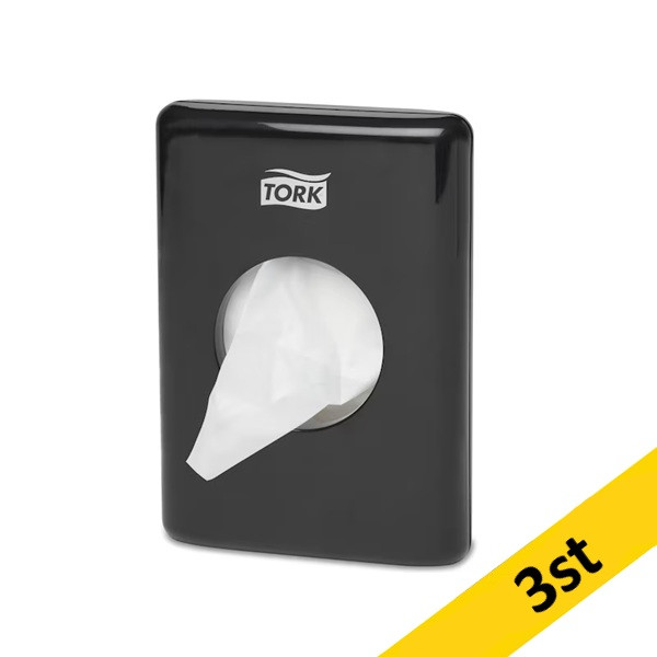 Dispenser för sanitetspåsar | Tork B5 | svart | 3st STO05376 - 1