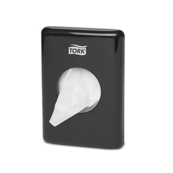 Dispenser för sanitetspåsar | Tork B5 | svart STO00251 - 1