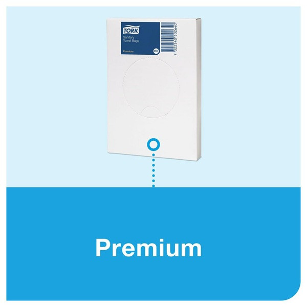 Dispenser för sanitetspåse | Tork B5 | vit | 8st SE200438 - 3