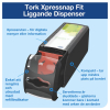 Dispenser för servetter | Tork N14 Xpressnap Fit L | svart SE200713 - 5