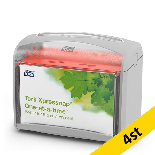 Dispenser för servetter | Tork N4 Xpressnap S | grå | 4st SE200705 - 1