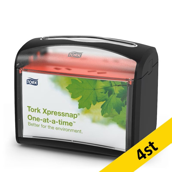Dispenser för servetter | Tork N4 Xpressnap S | svart | 4st SE200702 - 1