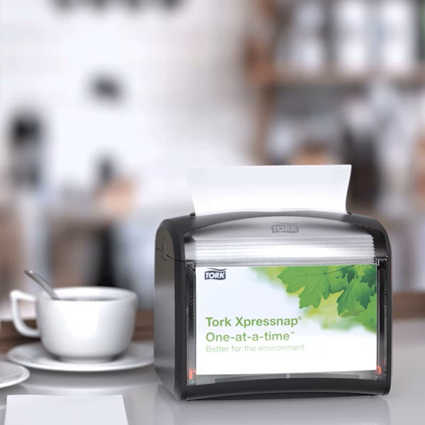 Dispenser för servetter | Tork N4 Xpressnap S | svart | 4st SE200702 - 4