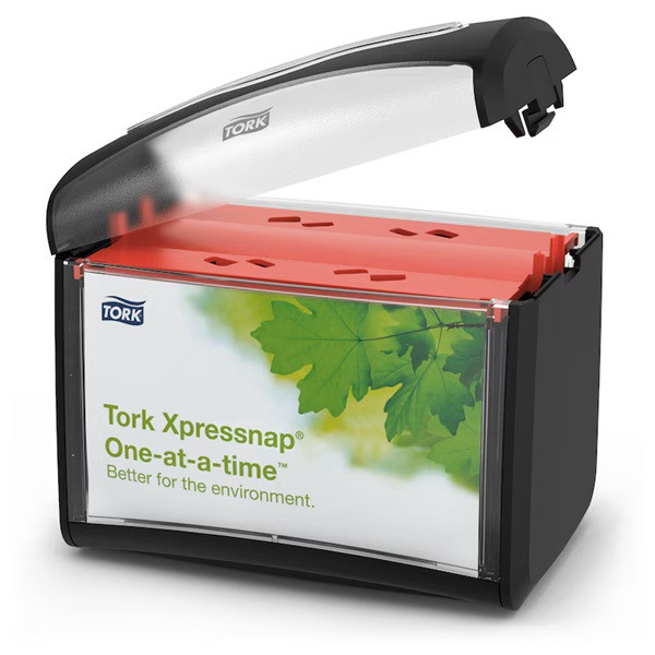 Dispenser för servetter | Tork N4 Xpressnap S | svart SE200701 - 3