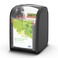 Dispenser för servetter | Tork Xpressnap Fit N14 | svart