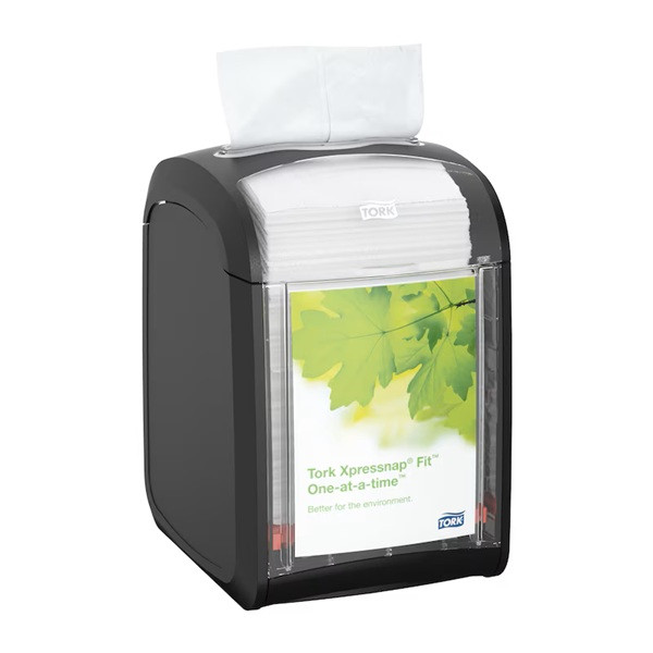 Dispenser för servetter | Tork Xpressnap Fit N14 | svart SE200649 - 2
