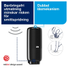 Dispenser för skumtvål | Tork S4 Sensor | svart STO00243 - 3