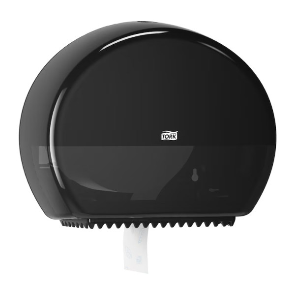 Dispenser för toalettpapper | 1 rulle | Tork T2 Jumbo Mini | svart STO00223 - 2