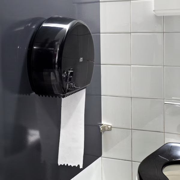 Dispenser för toalettpapper | 1 rulle | Tork T2 Jumbo Mini | svart STO00223 - 5