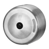 Dispenser för toalettpapper | 1 rulle | Tork T8 SmartOne | rostfritt stål STO00197