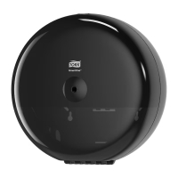 Dispenser för toalettpapper | 1 rulle | Tork T8 SmartOne | svart STO00264