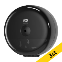 Dispenser för toalettpapper | 1 rulle | Tork T9 SmartOne Mini | svart | 3st