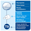 Dispenser för toalettpapper | 1 rulle | Tork T9 SmartOne Mini | svart STO00266 - 6
