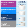 Dispenser för toalettpapper | 2 rullar | Tork T2 Jumbo Twin Mini | svart SE200676 - 5