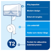 Dispenser för toalettpapper | 2 rullar | Tork T2 Jumbo Twin Mini | vit STO00224 - 7