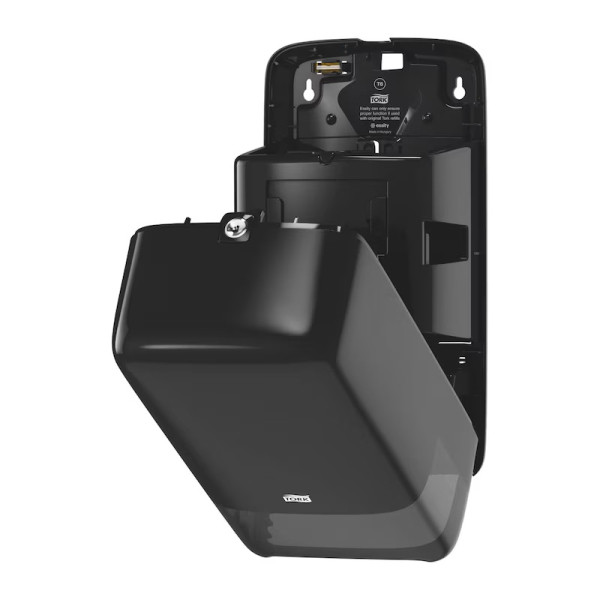 Dispenser för toalettpapper | 2 rullar | Tork T6 Mid-size Twin | svart STO00203 - 3