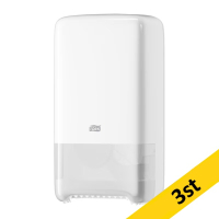 Dispenser för toalettpapper | 2 rullar | Tork T6 Mid-size Twin | vit | 3st