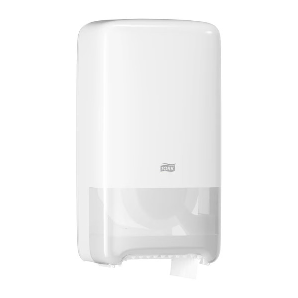 Dispenser för toalettpapper | 2 rullar | Tork T6 Mid-size Twin | vit STO00005 - 2
