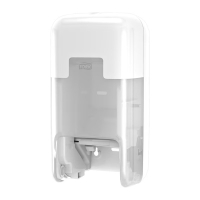 Dispenser för toalettpapper | 2 rullar | Tork T7 OptiServe | vit SE200666