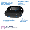 Dispenser för toalettpapper | 2 rullar | Tork T9 SmartOne Twin | svart SE200659 - 5