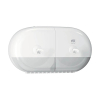 Dispenser för toalettpapper | 2 rullar | Tork T9 SmartOne Twin Mini | vit STO00267 - 1