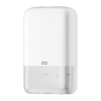 Dispenser för toalettpapper | pappersark | Tork T3 | vit STO00226