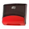 Dispenser för torkdukar | Tork W4 | svart/röd STO00259 - 1