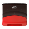 Dispenser för torkdukar | Tork W4 | svart/röd STO00259 - 3
