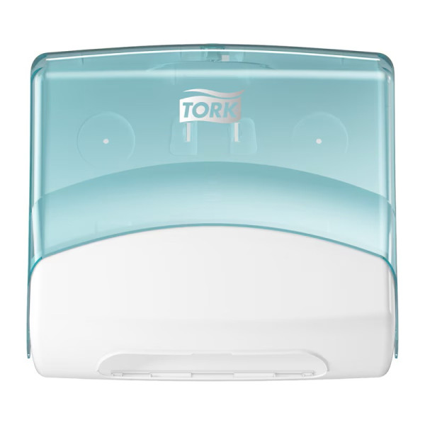 Dispenser för torkdukar | Tork W4 | vit/turkos STO00258 - 4