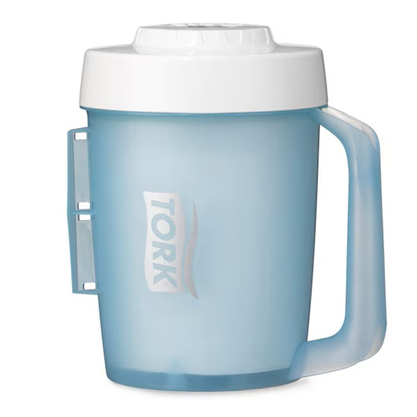 Dispenser för torkrullar | Tork M1 Bärbar Mini | vit/turkos SE200723 - 2