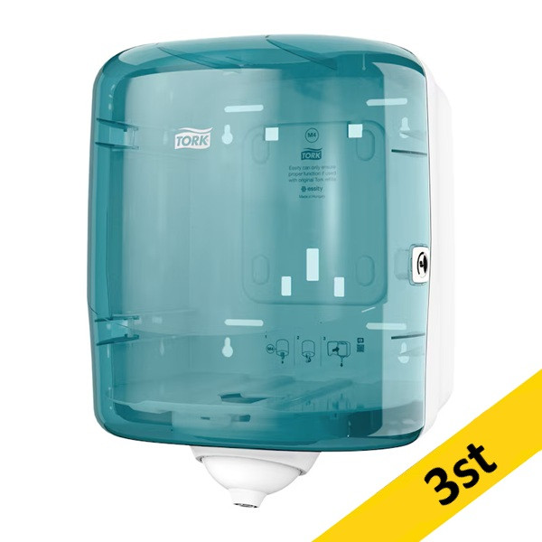 Dispenser för torkrullar | Tork M4 Reflex | turkos | 3st STO05407 - 1