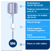 Dispenser för torkrullar | Tork M4 Reflex | turkos STO00202 - 7