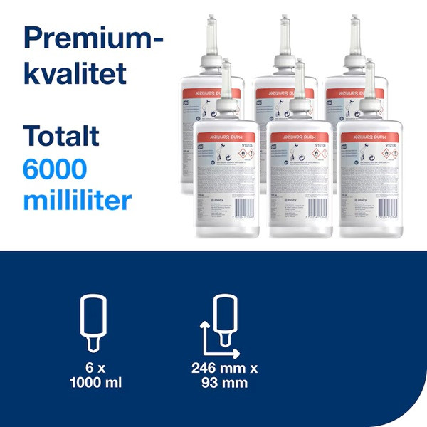 Handdesinfektion 1L | Tork S1 Salubrin Gel | 6st SE200634 - 4