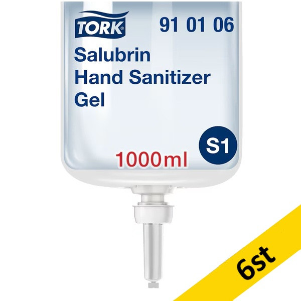 Handdesinfektion 1L | Tork S1 Salubrin Gel | 6st SE200634 - 1