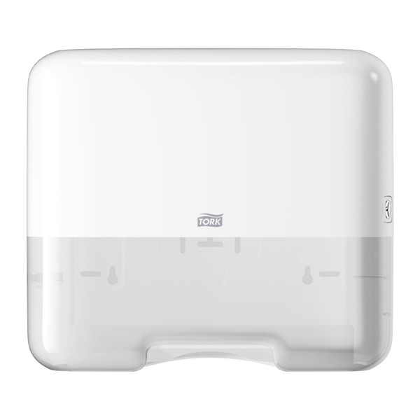 Tork Handduksdispenser H3 | Tork | 553100 | dispenser för Z-vikt/C-vikt handdukar | vit 553100 STO00219 - 1
