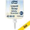 Handtvål 1L | Tork S1 Mild | ljusgul | 6st STO00057 - 1