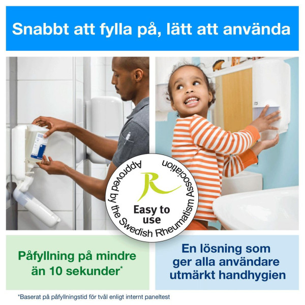 Handtvål 1L | Tork S1 Oil & Greese | transparent | 6st 360249 - 6