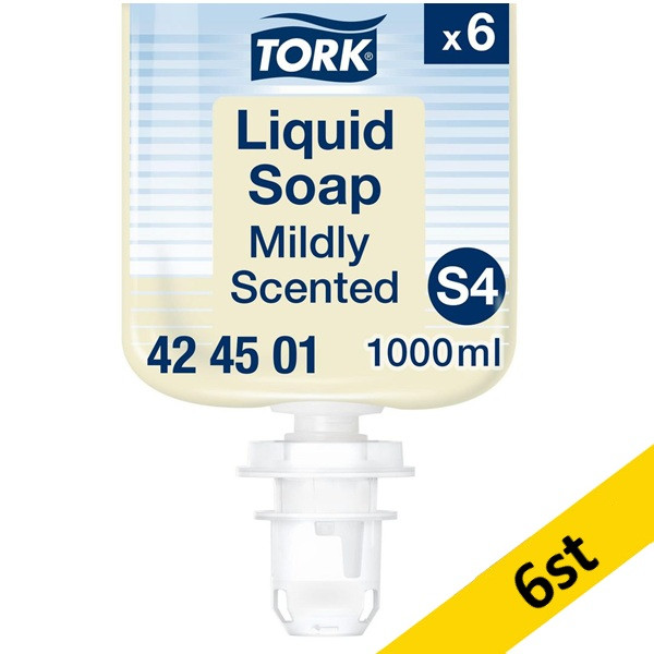 Handtvål 1L | Tork S4 Mild | ljusgul | 6st SE200125 - 1