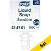 Handtvål 1L | Tork S4 Sensitive | vit | 6st SE200119 - 1