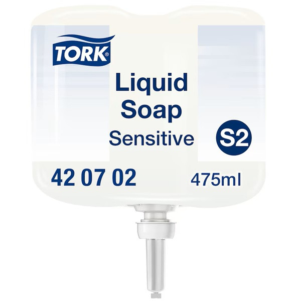 Handtvål 475ml | Tork S2 Sensitive Mini | vit STO00144 - 1