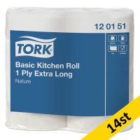 Hushållspapper 1-lag | Tork Uni lång | nature | 14st SE200582