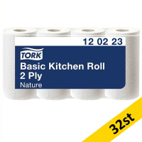 Hushållspapper 2-lag | Tork Basic | nature | 32st SE200588