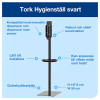 Hygienställ för desinfektion | Tork S1 | svart SE200579 - 4
